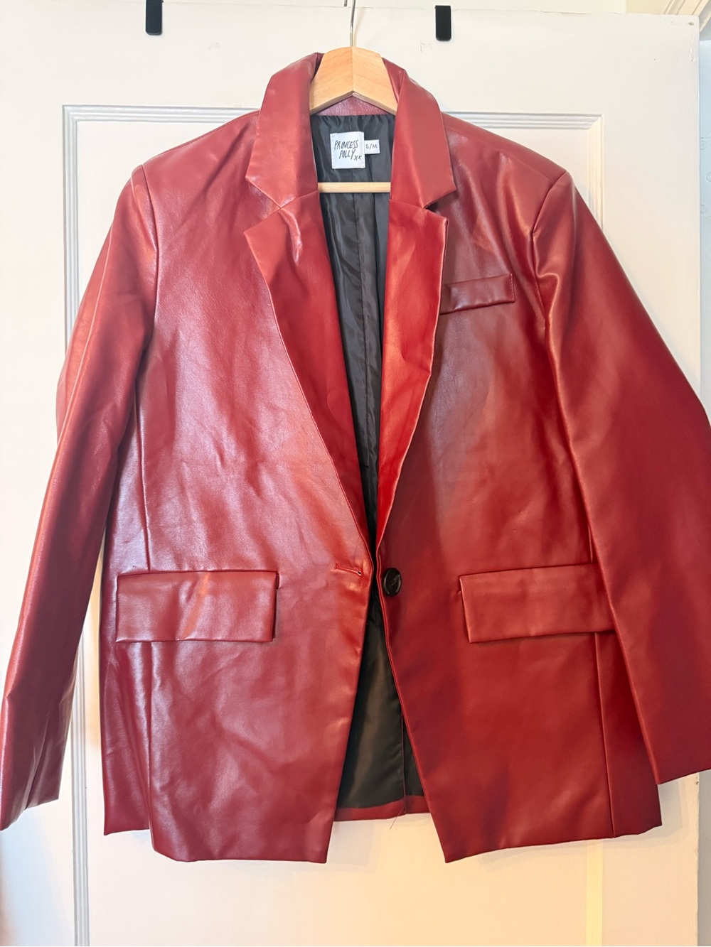 Red Princess Polly Blazer - S/M